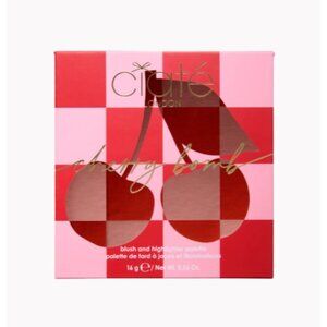 BNIB  CIATÉ LONDON Cherry Bomb Blush and Highlighter Palette in Light Medium